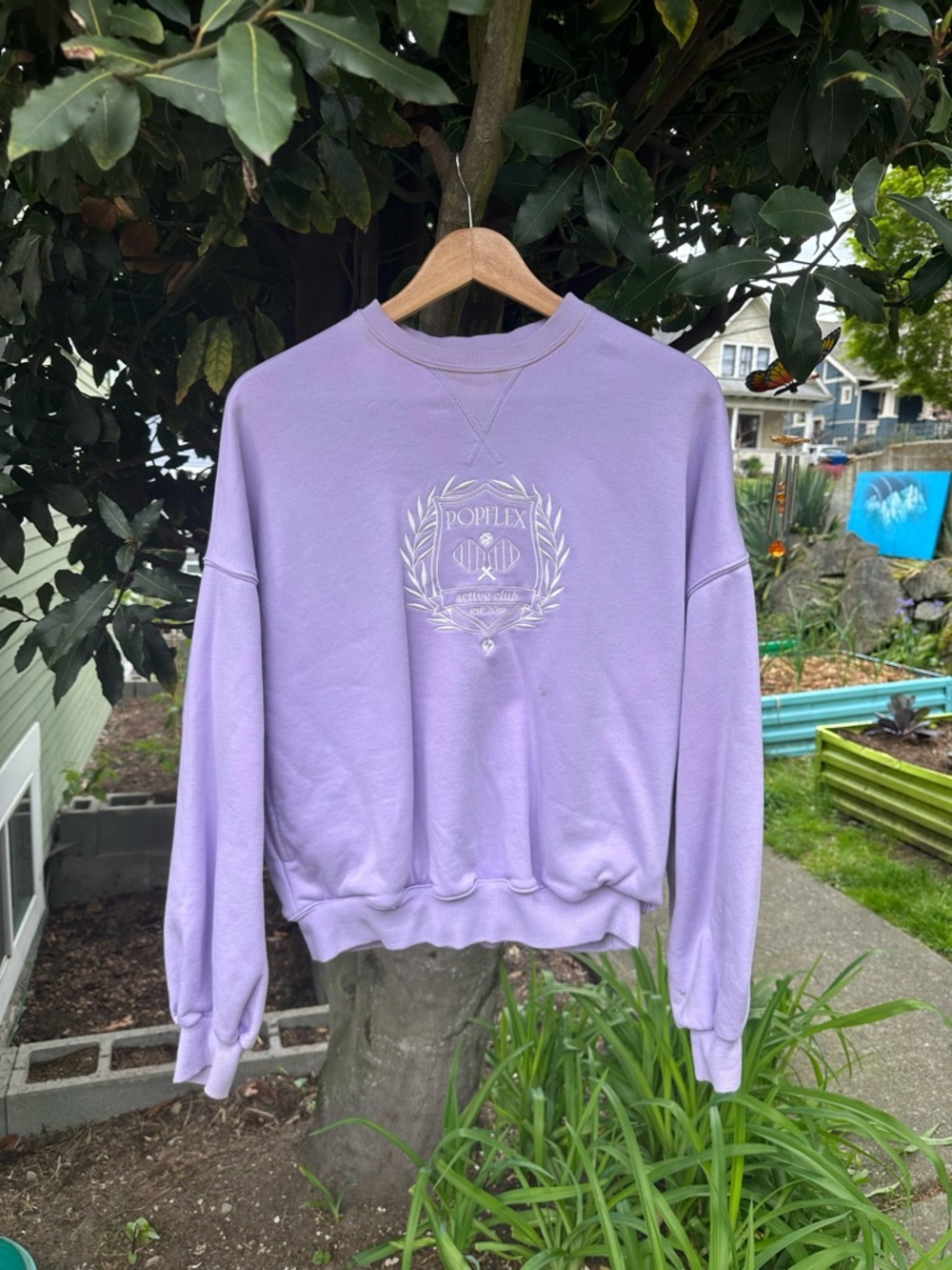 POPFLEX Active Club Cloud Crewneck Sweater - Digital Lavender (SOLD OUT!)
